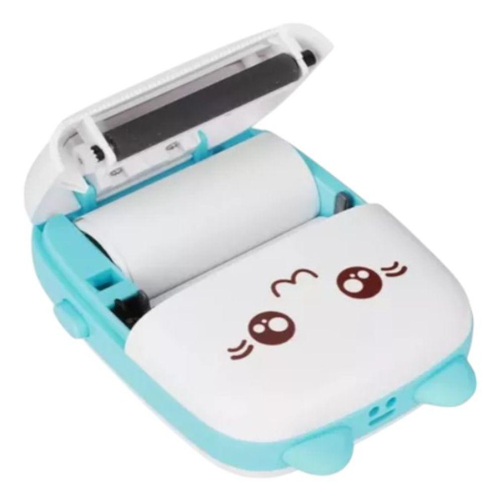 Miniatura Mini Impressora Térmica Gatinho Portátil Sem Fio Bluetooth Bivolt