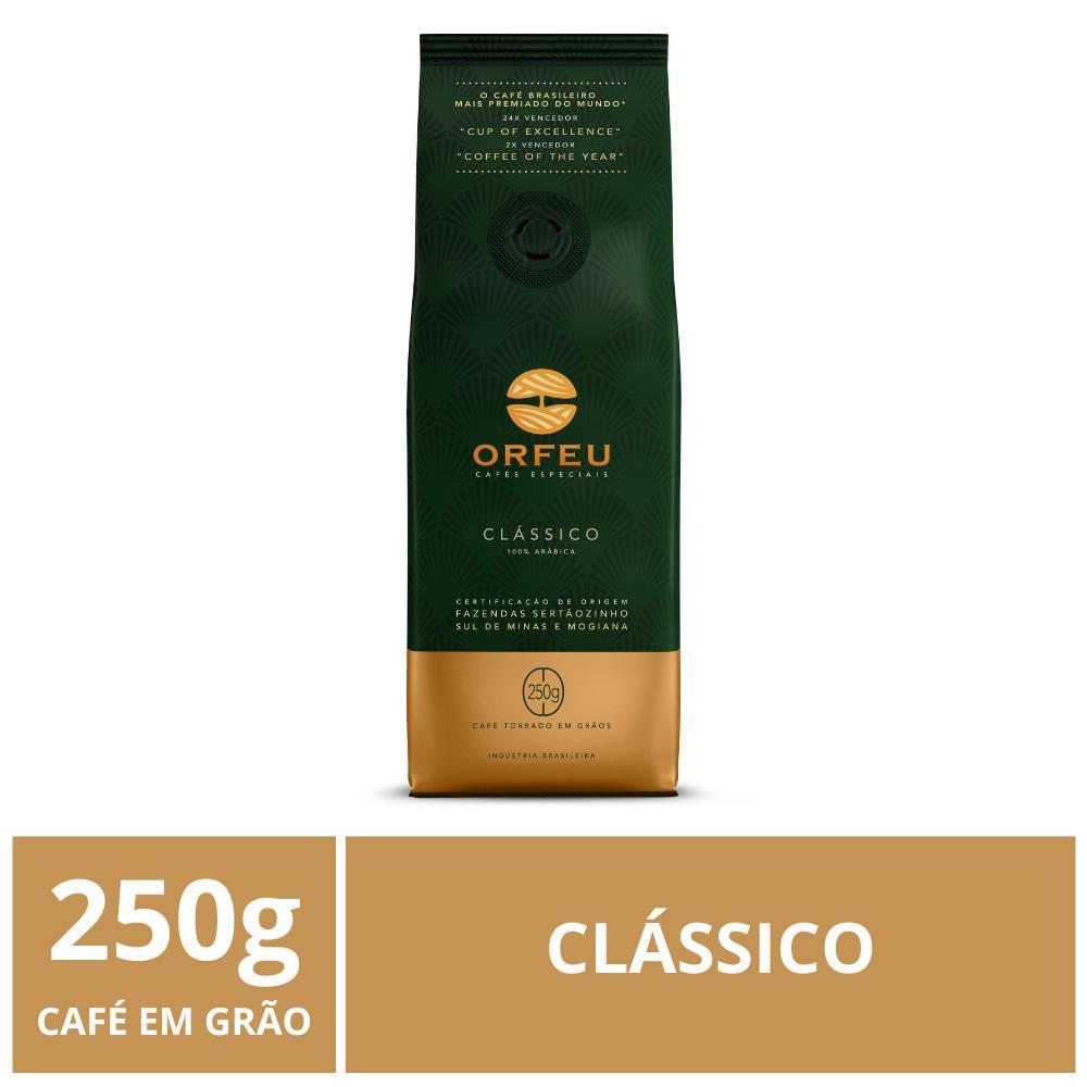 Miniatura Café Em Grão, 250G, Orfeu, Clássico