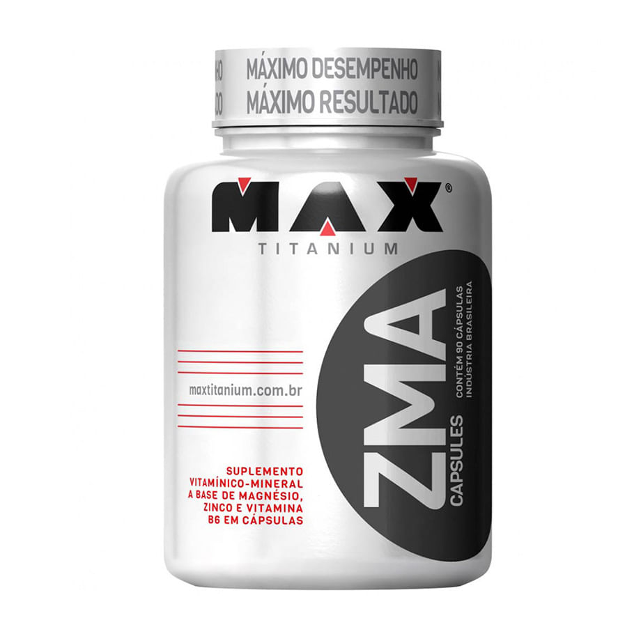 Miniatura ZMA Suplemento Vitamínico Mineral Max Titanium