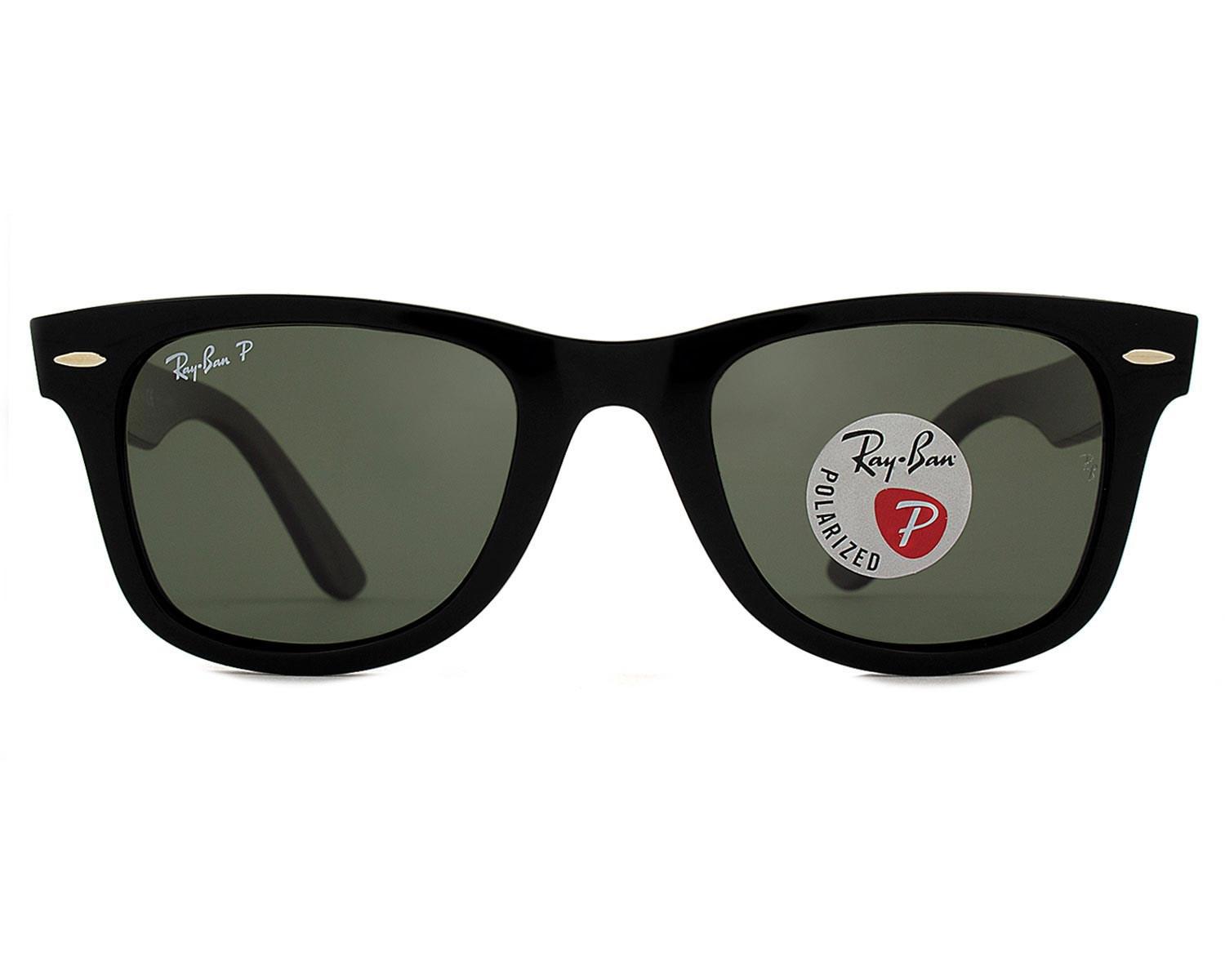 Miniatura Óculos De Sol Ray Ban Wayfarer Polarizado Rb4340 601/58-50