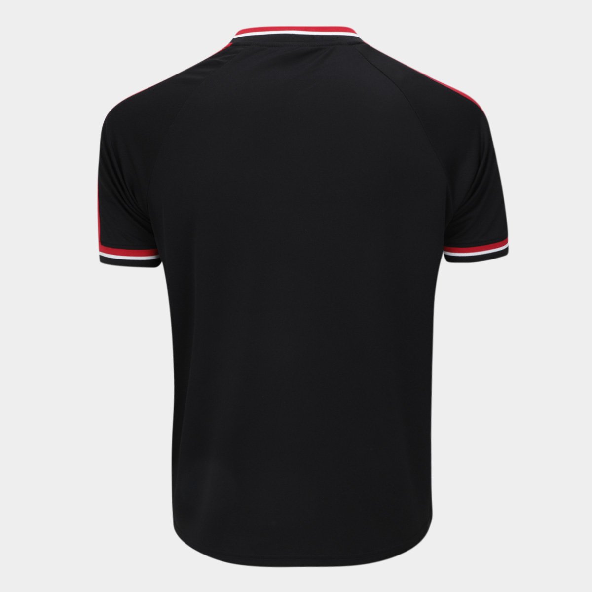 Miniatura Camiseta São Paulo Tri Lotus Masculino Preto+Vermelho - EGG