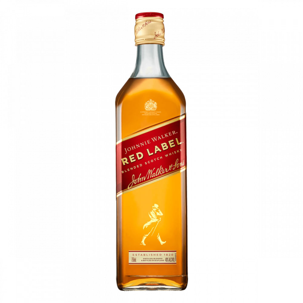 Johnnie Walker Red Label Blended Scotch Whisky 750ml