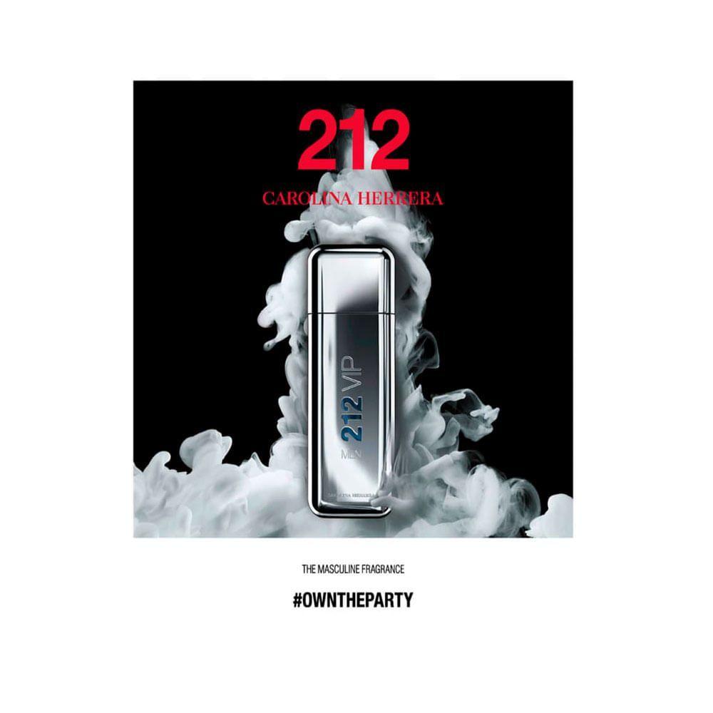 Miniatura Carolina Herrera 212 Vip Men Eau De Toilette - Perfume Masculino 200ml