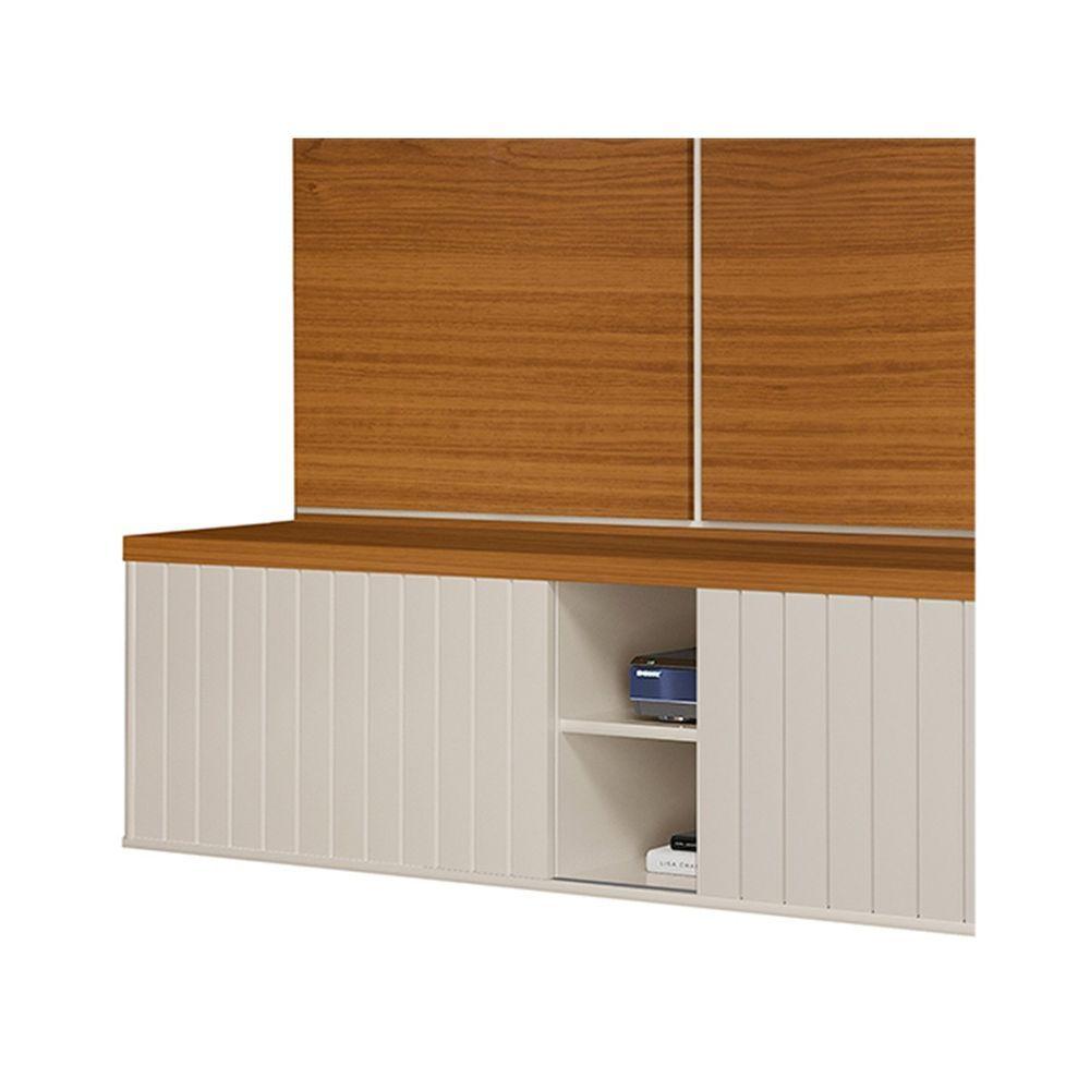 Miniatura Painel Suspenso Para Tv Mariana Até "75" Ml01 - Amarena Móveis Cor Malbec