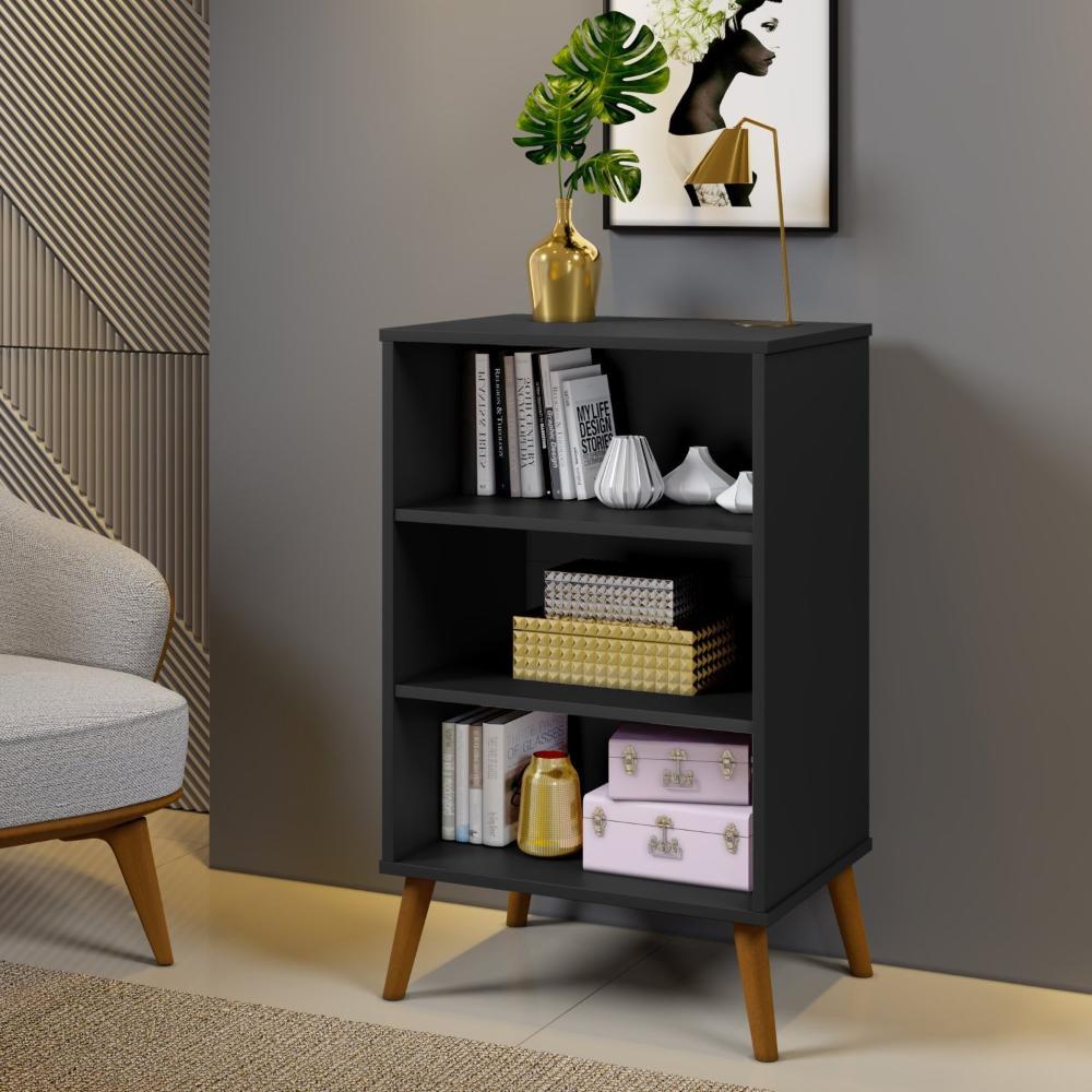 Miniatura Armário Organizador 2 Gavetas Cali Carmolar Preto