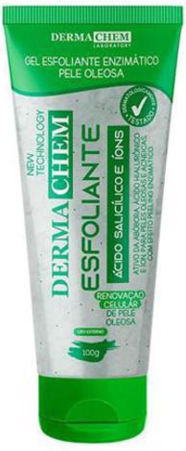Miniatura Kit 2 Gel Esfoliante Enzimatico Pele Oleosa Dermachem 100G