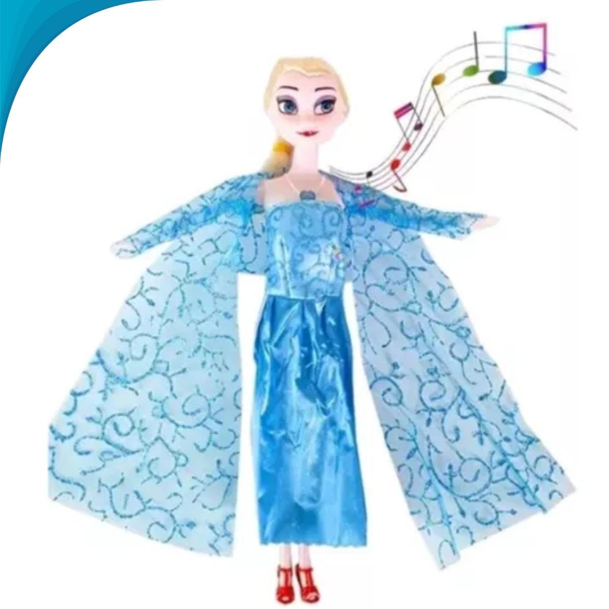 Miniatura Baby Elsa Frozen Brinquedo Menina Articulada Personagem