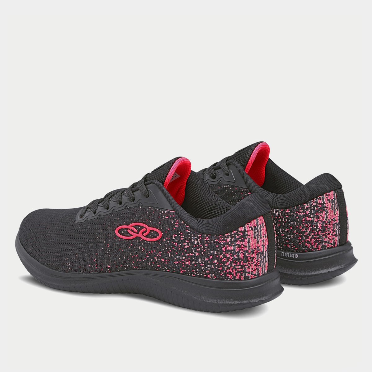 Miniatura Tênis Olympikus Venus 2 Feminino Preto+Rosa - 33