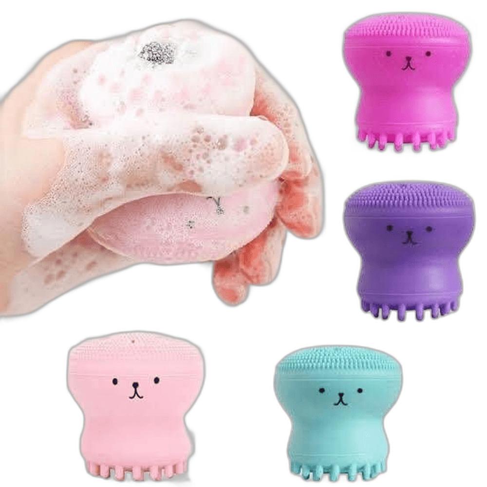 Miniatura Esponja De Limpeza Facial Esfoliante Massageador Rosto Polvo