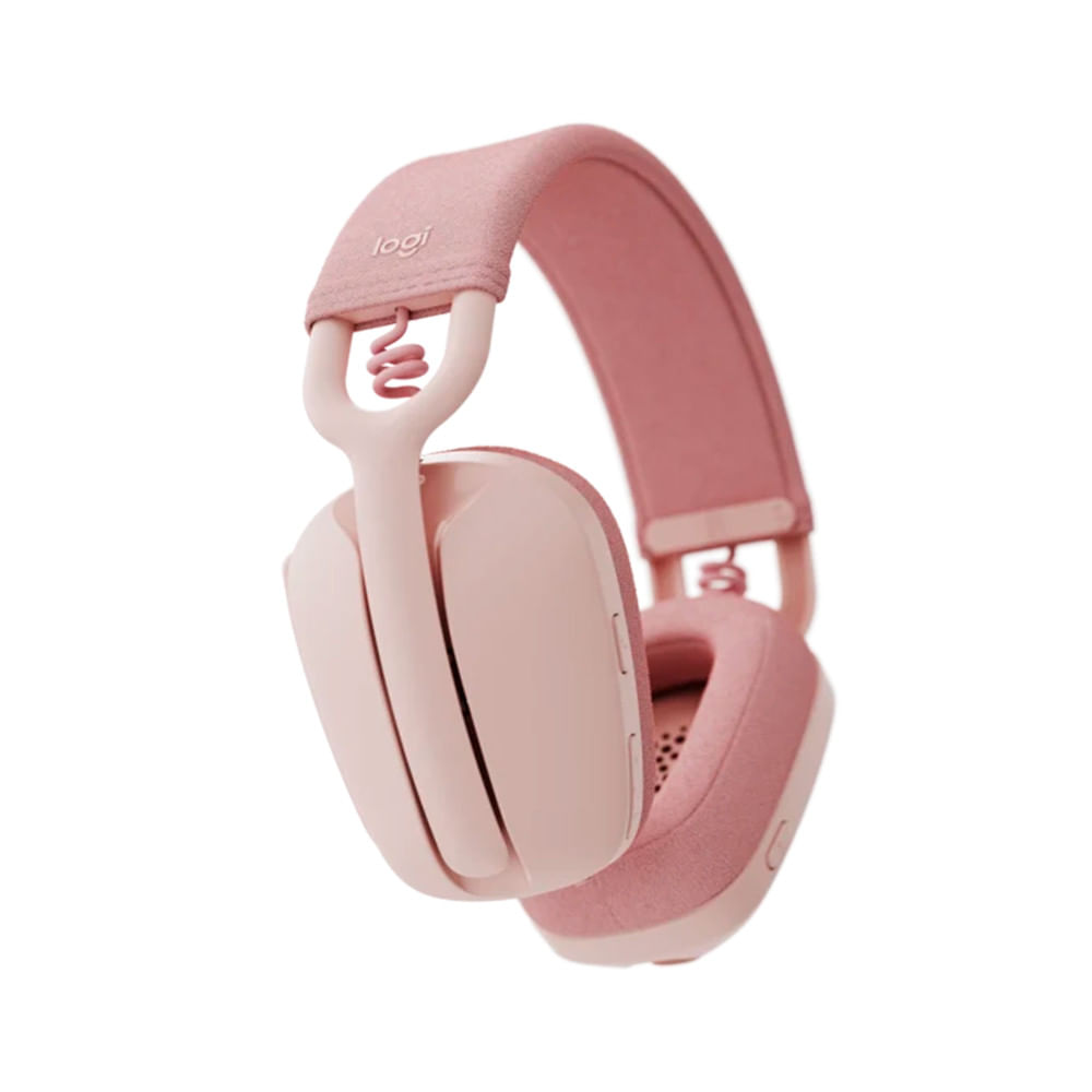 Headset Sem Fio Logitech Zone Vibe 100 Bluetooth Rosa - 981-001223 Rosa
