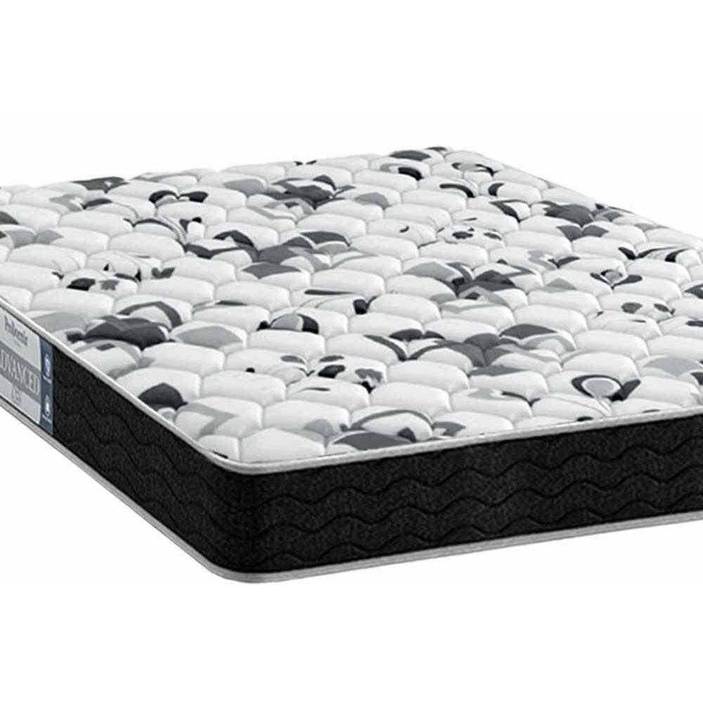 Miniatura Cama Box Baú Queen: Colchão Anatômico Probel D28 / Ep Prodormir Tech1000 + Base Gray(158X198)