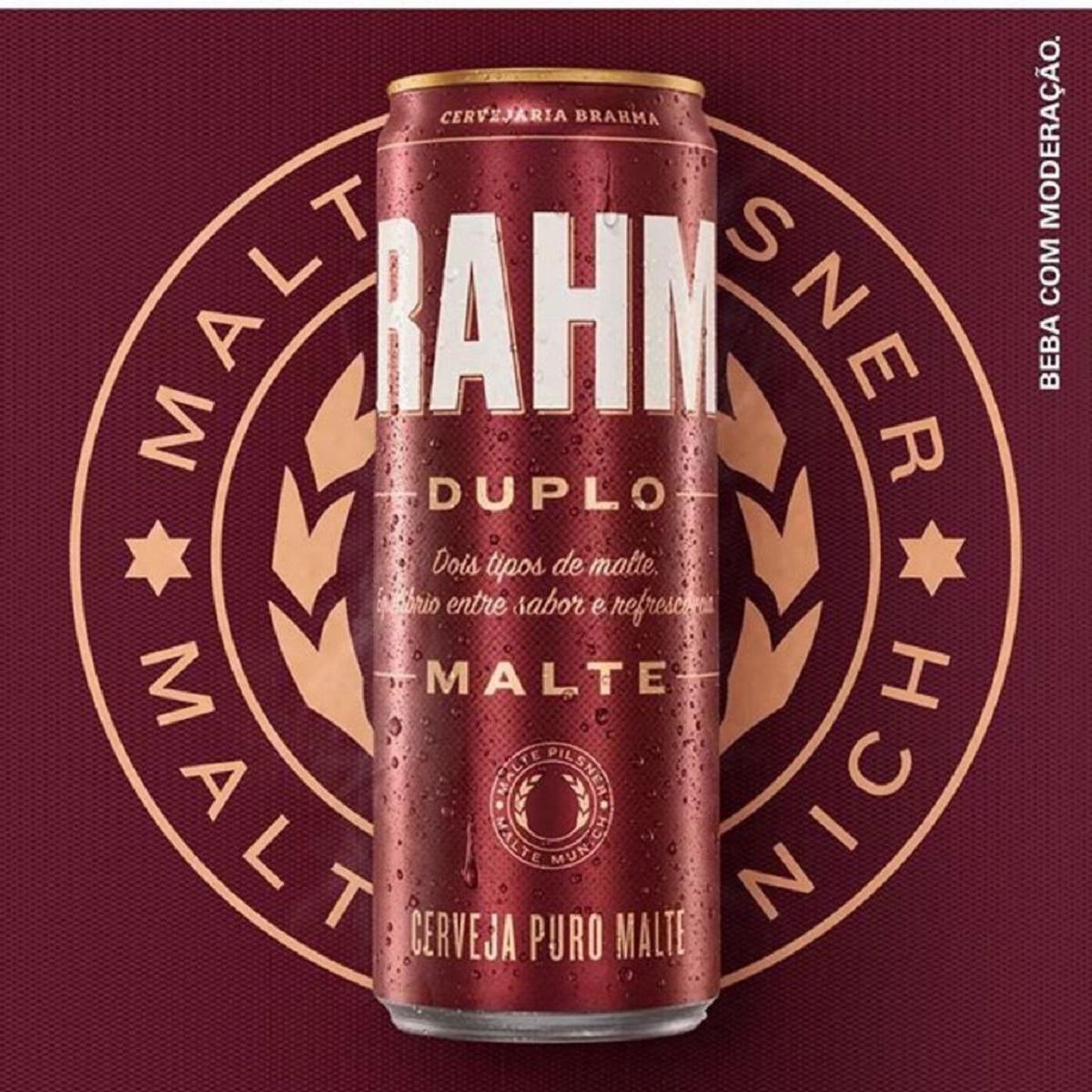 Miniatura Brahma Duplo Malte Cerveja 350Ml 12 Latas