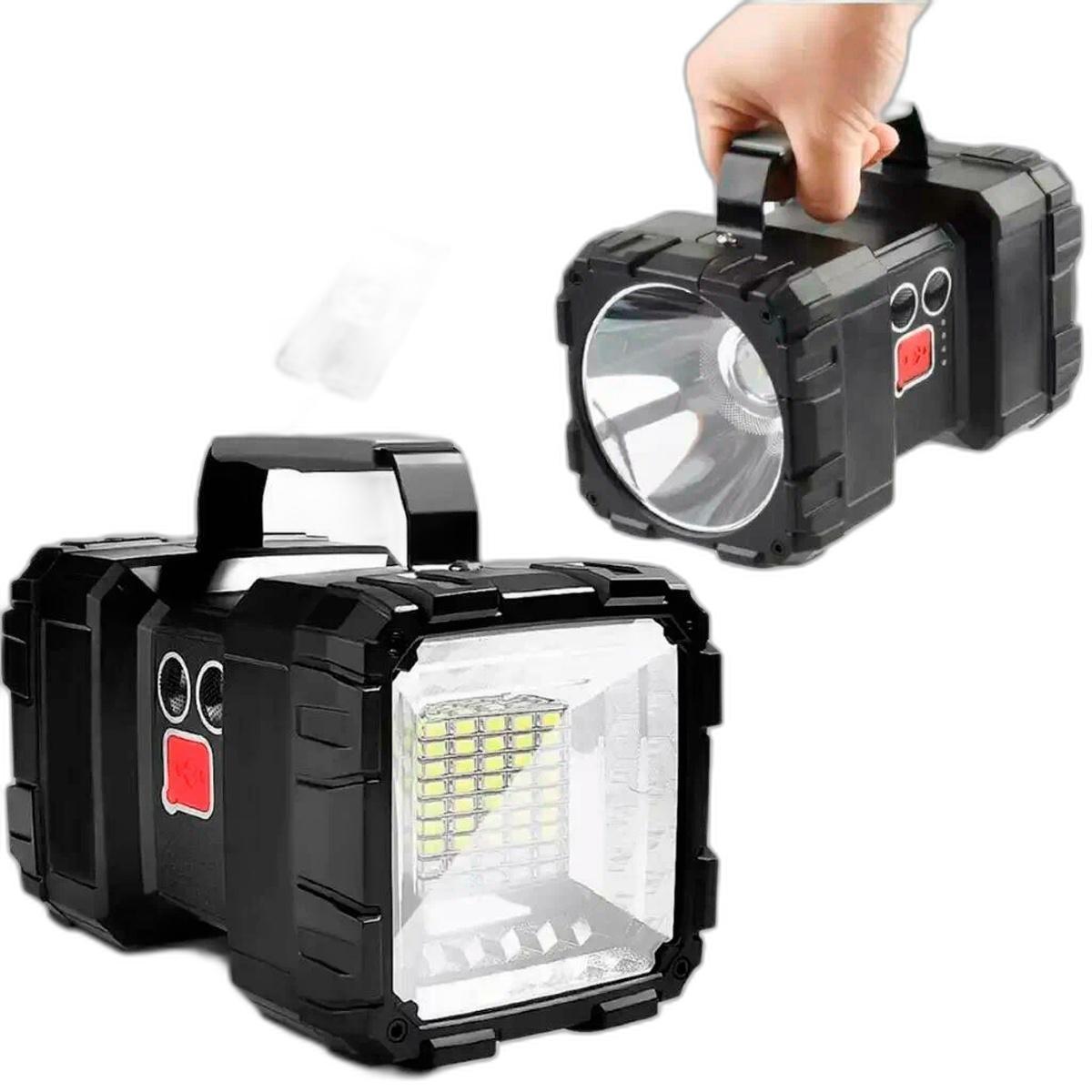 Lanterna Recarregável Tática Led Multifuncional Potente Mini