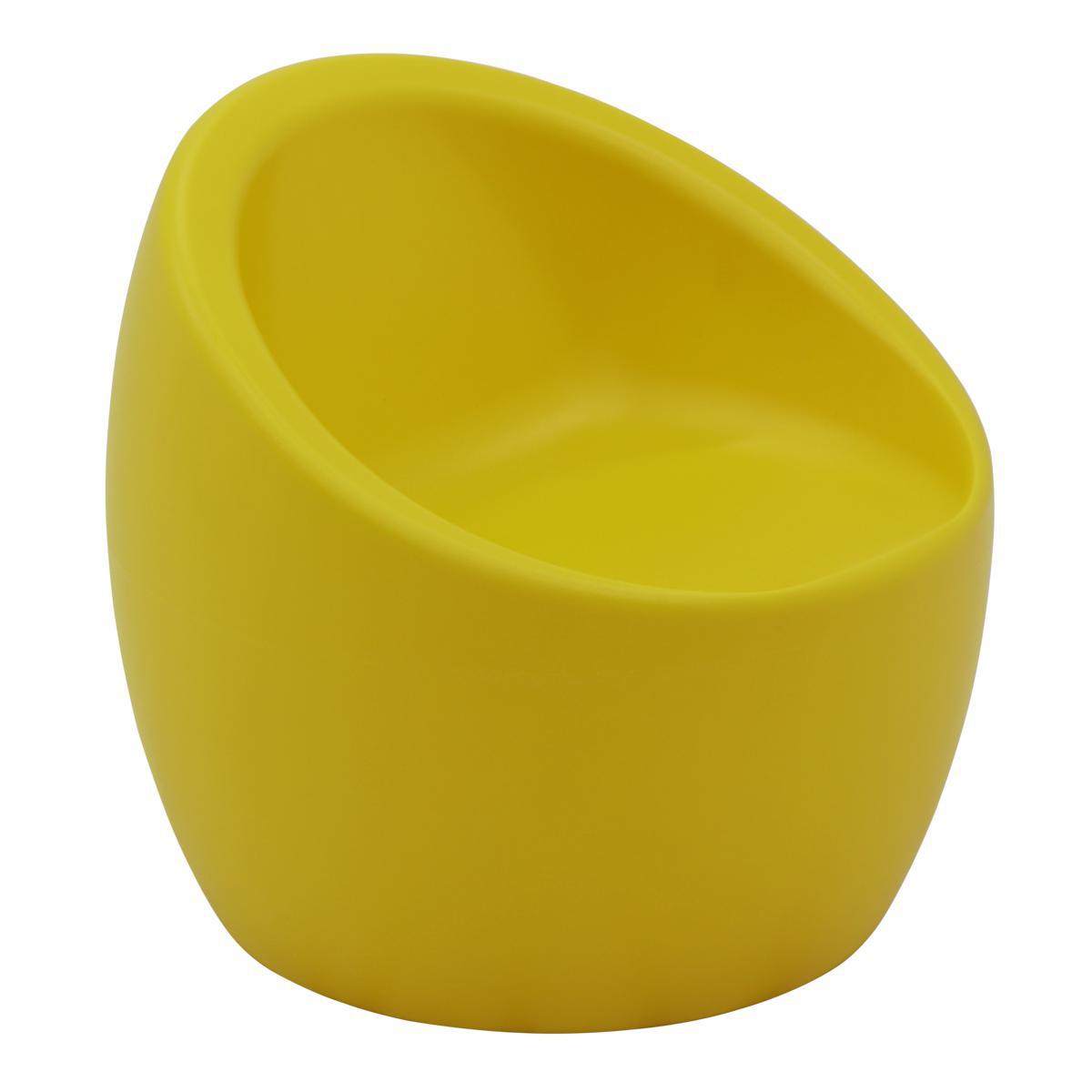 Miniatura Poltrona Oca Infantil Tramontina Em Polietileno Amarelo