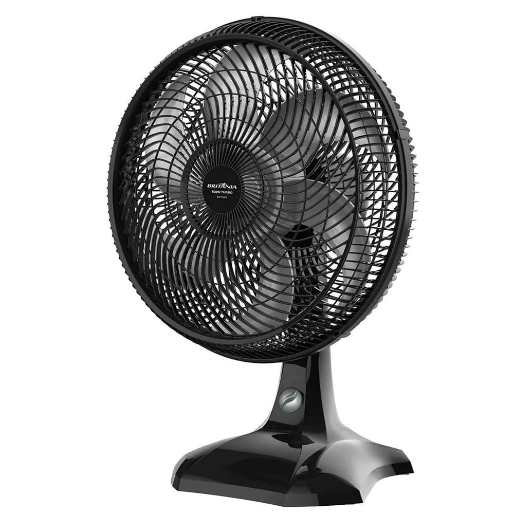 Miniatura Ventilador de Mesa Britânia 40cm BVT400 150W 3 Velocidades Preto - 220 V