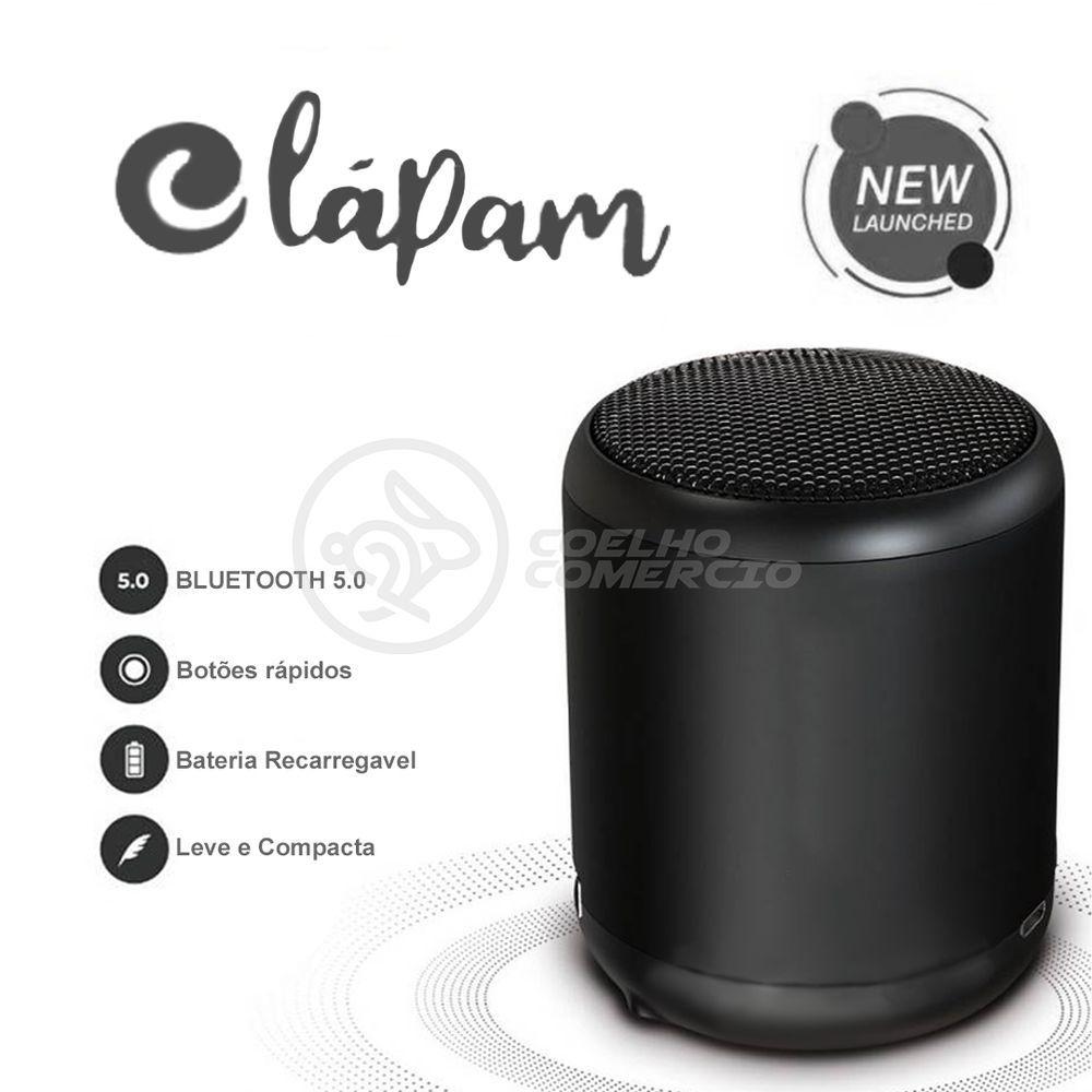 Mini Caixa De Som Inpods Wireless Bluetooth V5 Preto