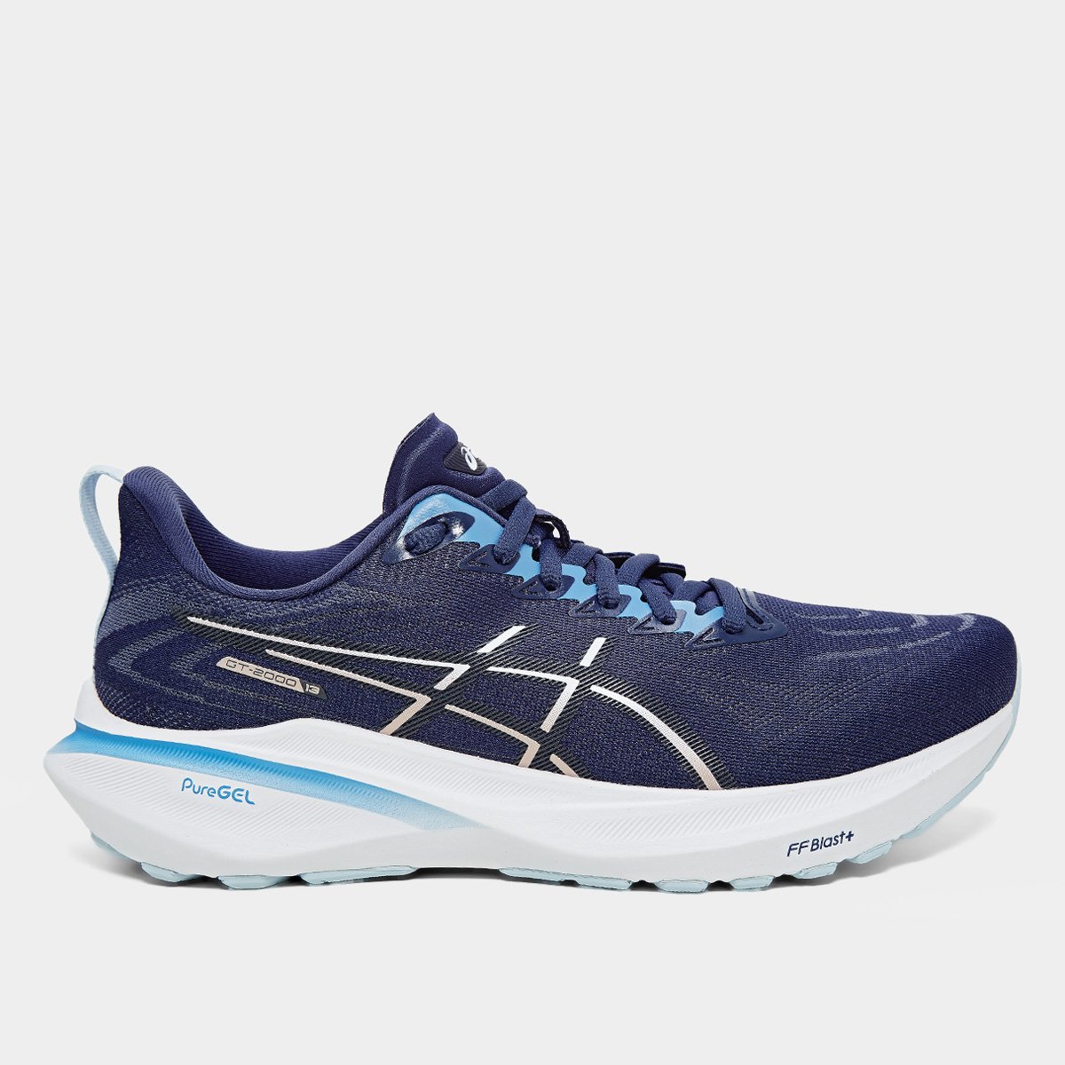 Miniatura Tênis Asics Gt-2000 13 Feminino Azul+Cinza - 34