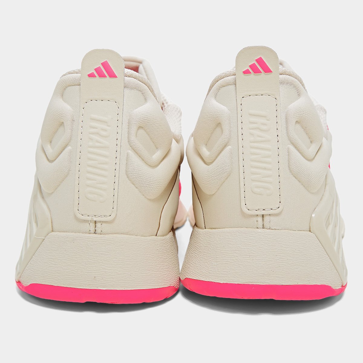 Miniatura Tênis Adidas Dropset 3 Feminino Branco+Rosa - 34