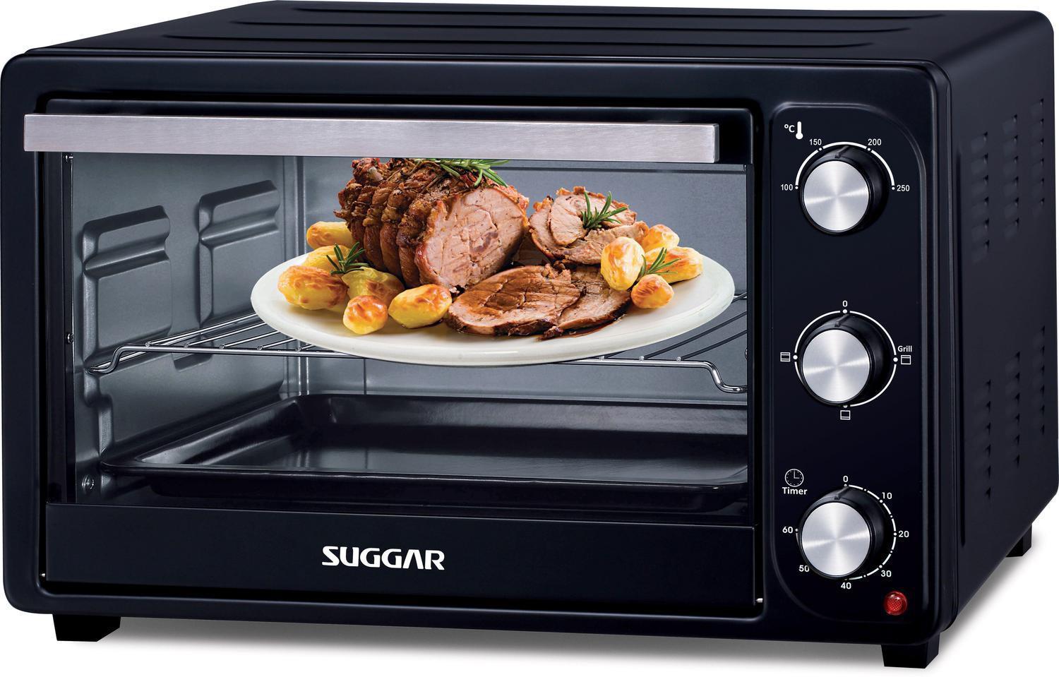 Miniatura Forno Elétrico 42 Litros Preto Suggar Fe4201Pt 127V