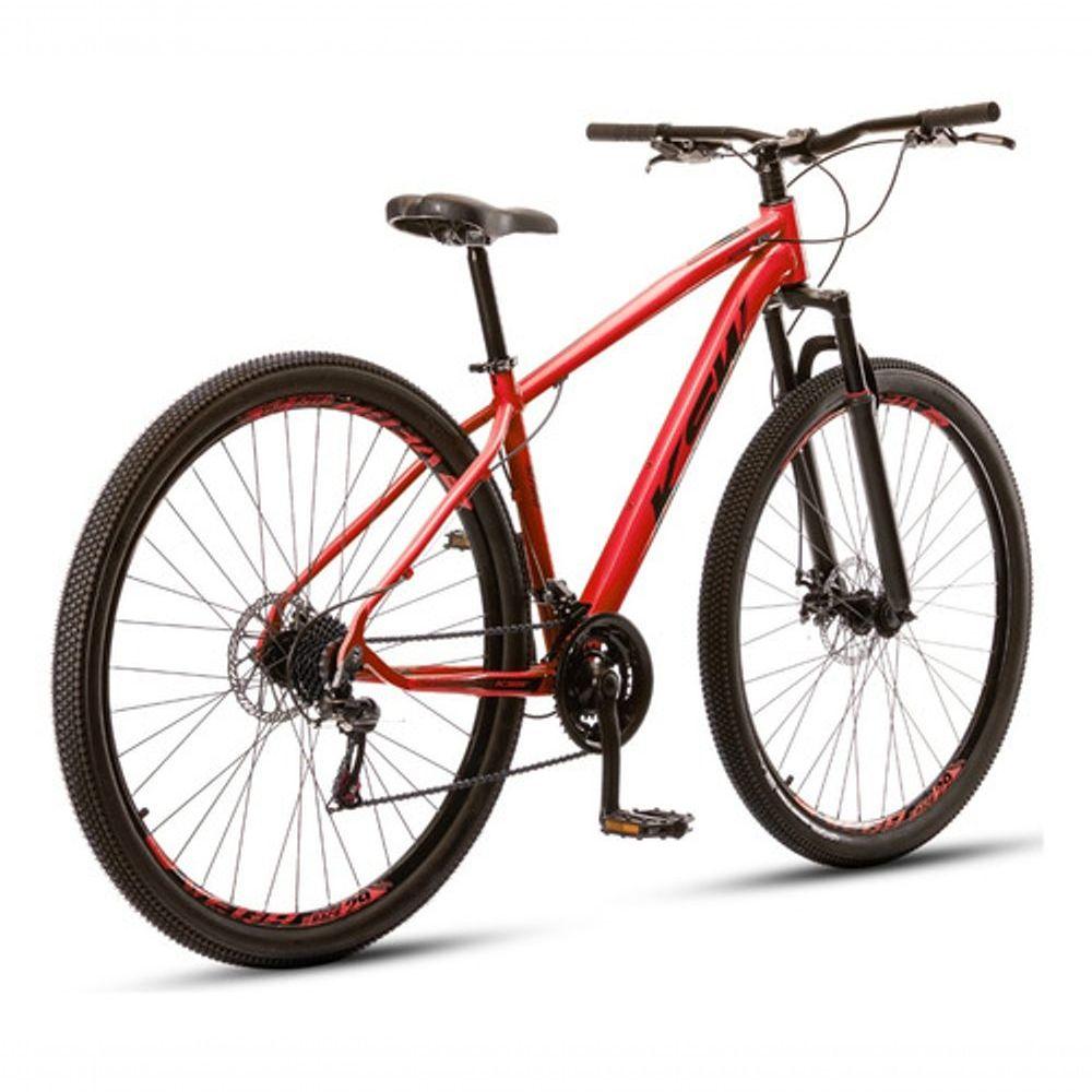 Miniatura Bicicleta Ksw Aro 29 21 Velocidades Freio A Disco Mecânico Alumínio Vermelho Ferrari 19