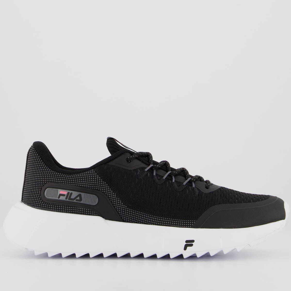 Miniatura Tênis Fila Step Feminino Preto+Rosa - 33