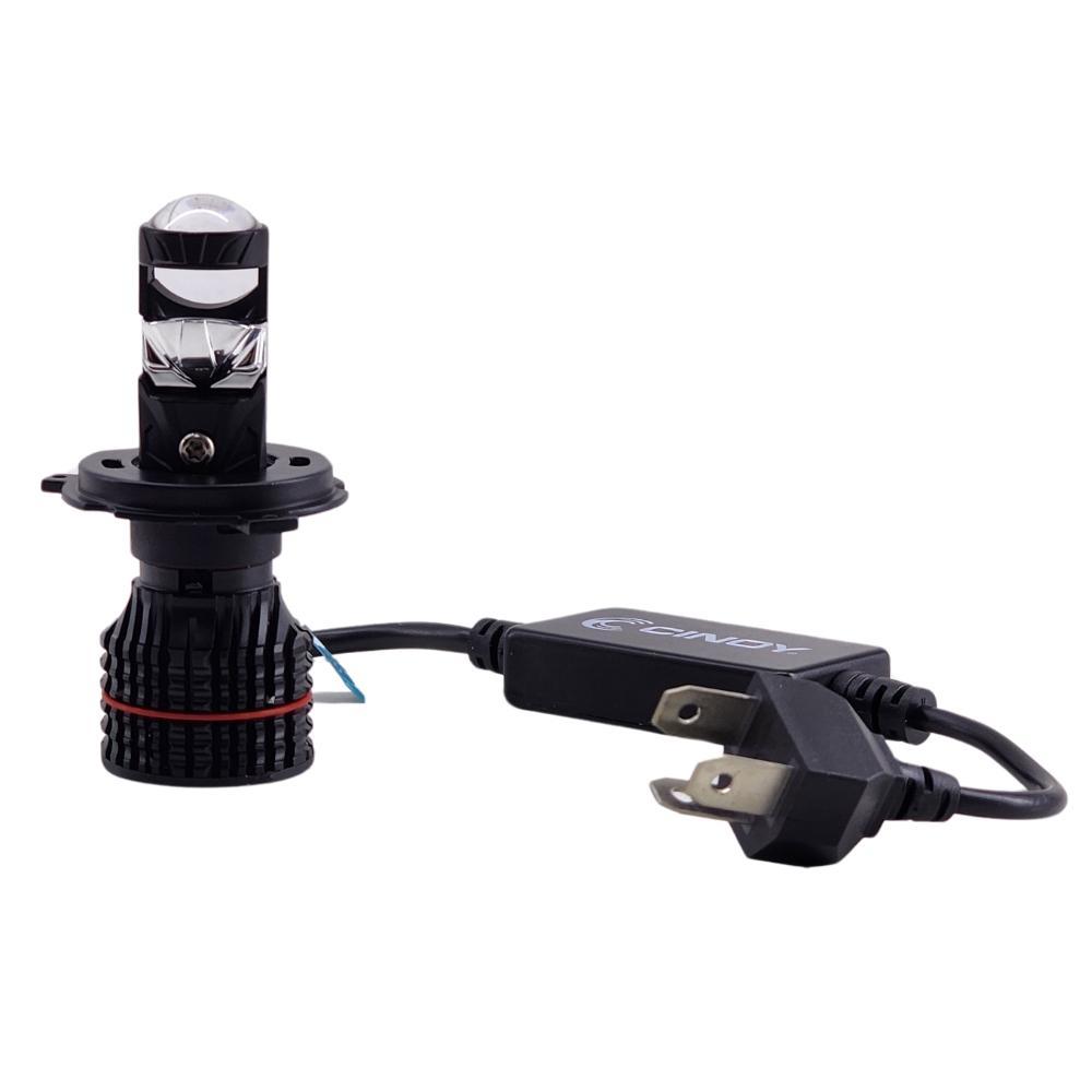 Miniatura Lampada De Led Projetor H4 Led Zoom Cinoy 6000K