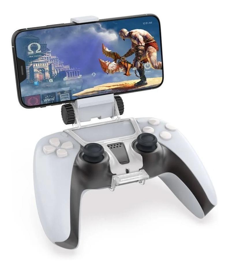Miniatura Suporte De Celular Conecte Controle Ps5 Dualsense Ajustável