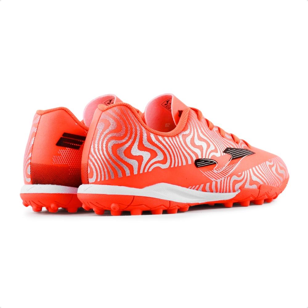 Miniatura Chuteira Society Joma Evolution JR Laranja / Cinza - 33