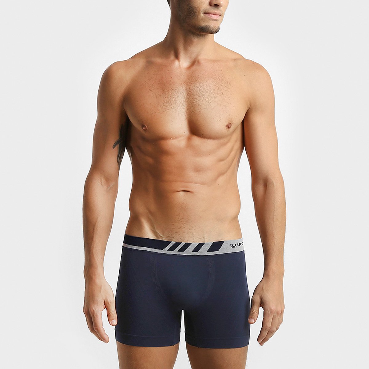 Miniatura Cueca Boxer Lupo Microfibra Marinho - G