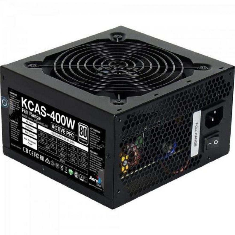 Miniatura Fonte Atx Kcas 400w Full Range 80 Plus White Pfc Ativo Aerocool