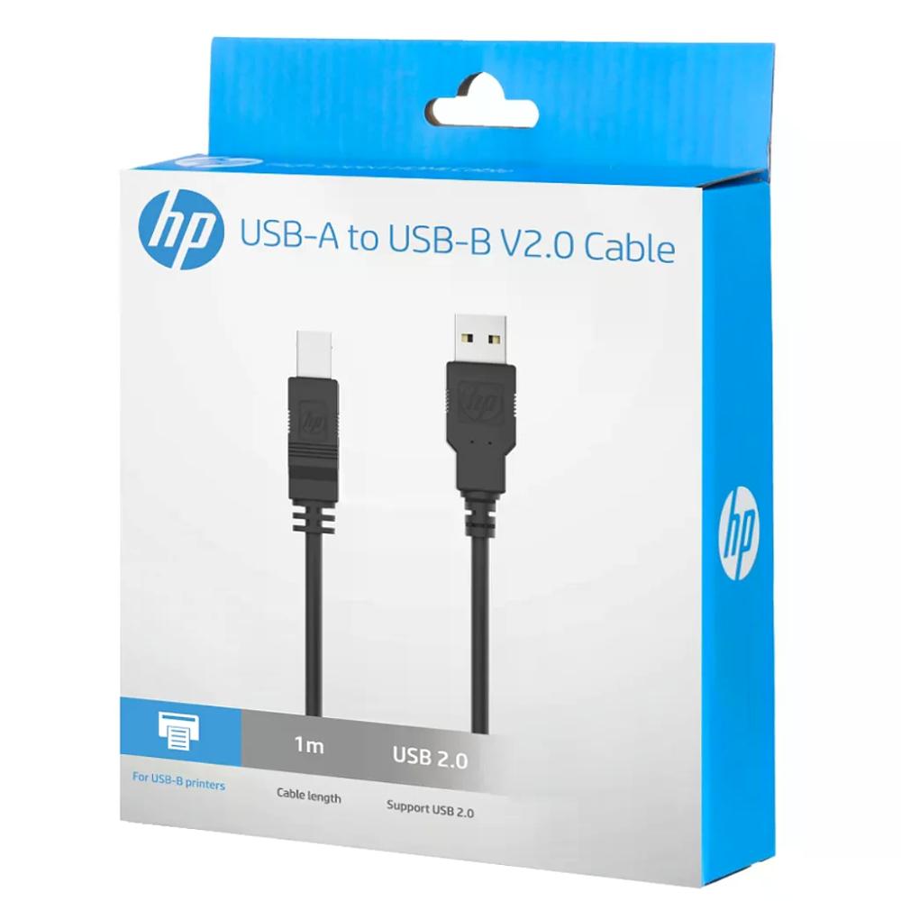 Miniatura Cabo para Impressora - USB A / USB B 2.0 - 1M - HP