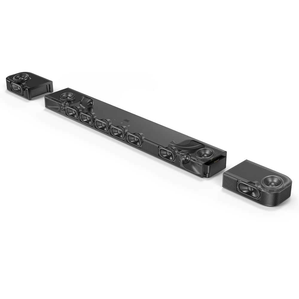 Soundbar JBL Bar 1000 7.1.4 Canais Wireless com 480W RMS, PureVoice 2.0 e MultiBeam™ 3.0 Bivolt