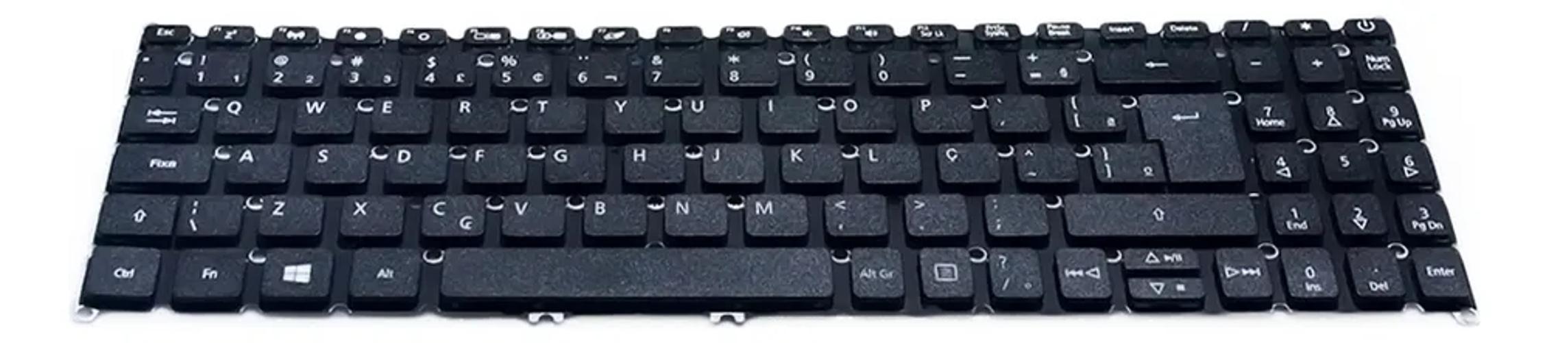 Miniatura Teclado Acer Aspire 5 A515-54 Abnt2 Preto - Digitação Confor