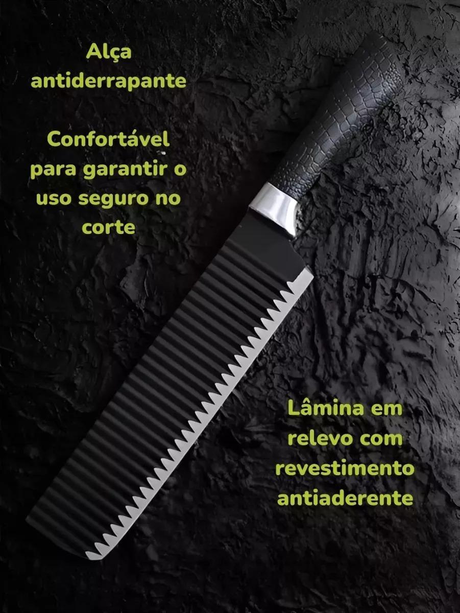 Miniatura Kit Faqueiro Completo Cozinha: 6 Peças Descascador E Facas