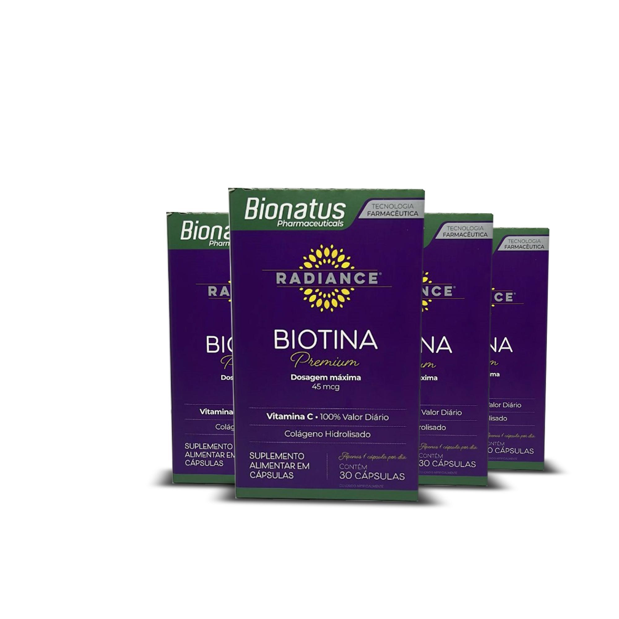 Miniatura 4X Biotina Radiance+Colágeno Hidrolisado 30Caps Bionatus