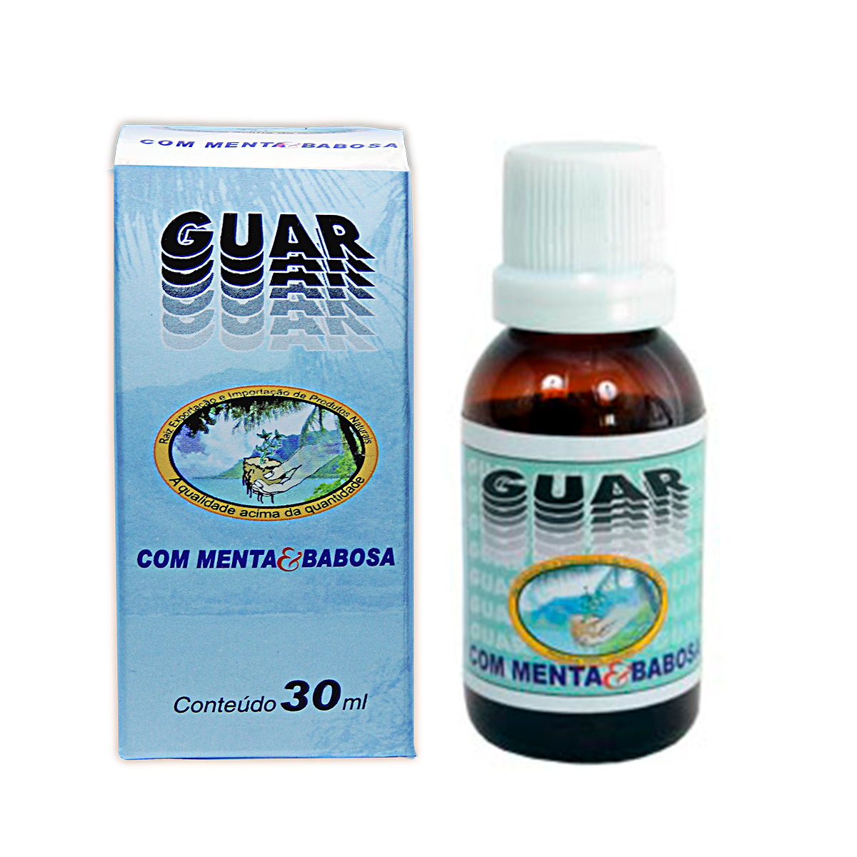 Miniatura Óleo de Guar com Menta e Babosa 30ml