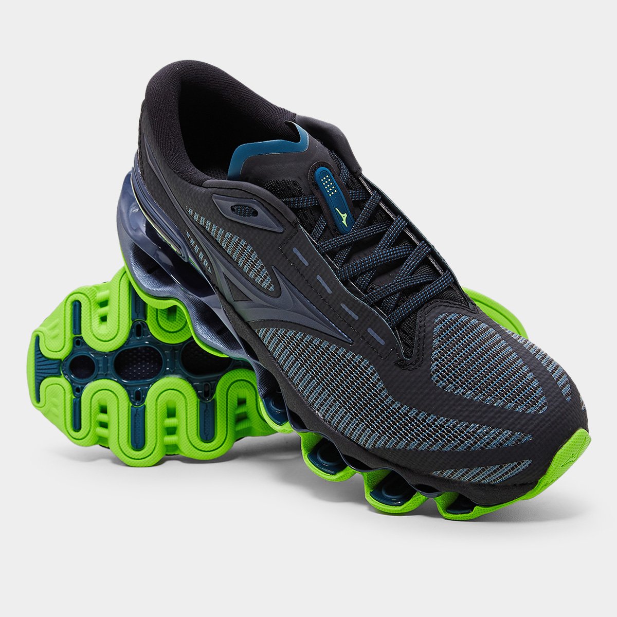 Miniatura Tênis Mizuno Wave Prophecy 15 Masculino Preto - 38