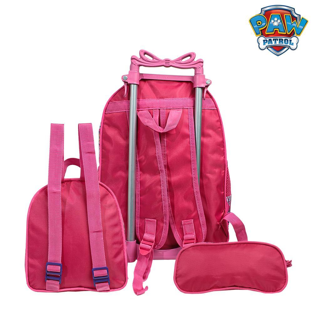 Miniatura Kit Mochila Escolar Infantil Skye Patrulha Canina Rodinha