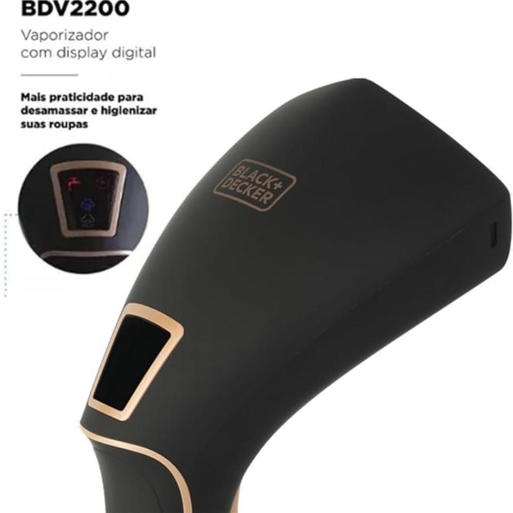 Miniatura Vaporizador Com Display Digital Bdv2200 Preto Black+decker - 220v 220v