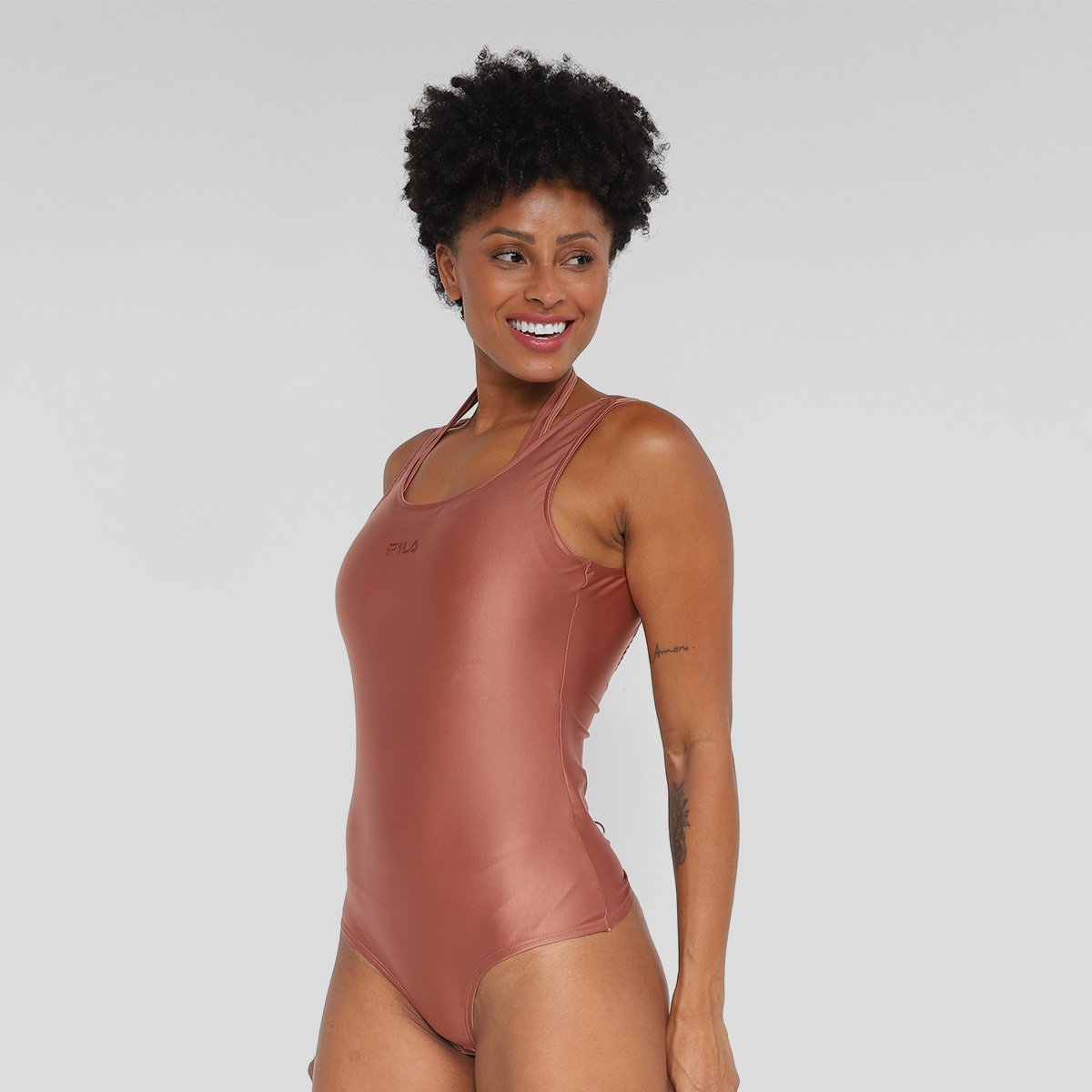 Miniatura Body Fila Life Mindfull Feminino Cobre - G