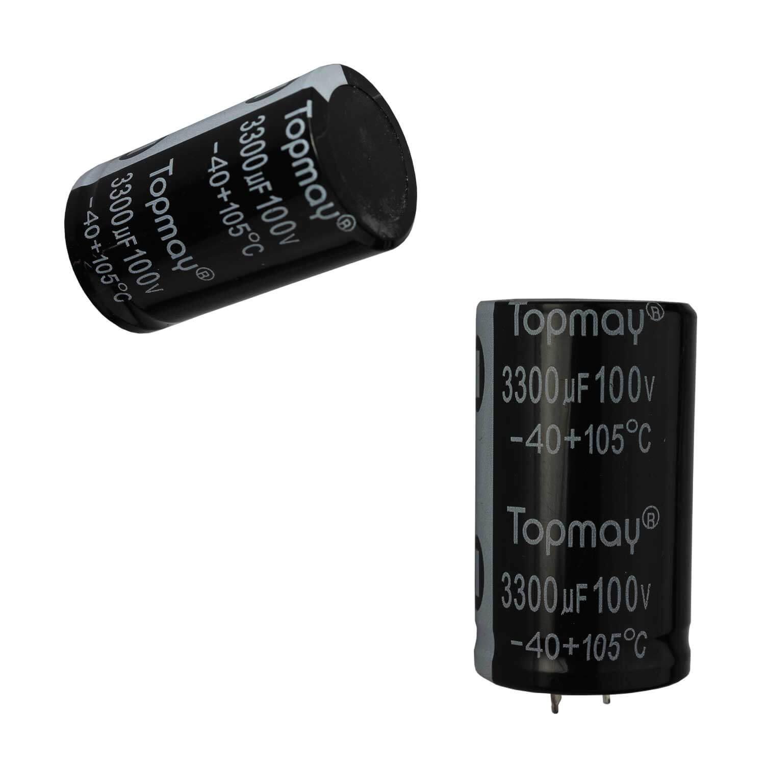 Elko Kondensator 20x radial 330µF 50V | Elektrolytkondensator bis zu 105°C | 330uF Electrolytic Capacitor from UCC