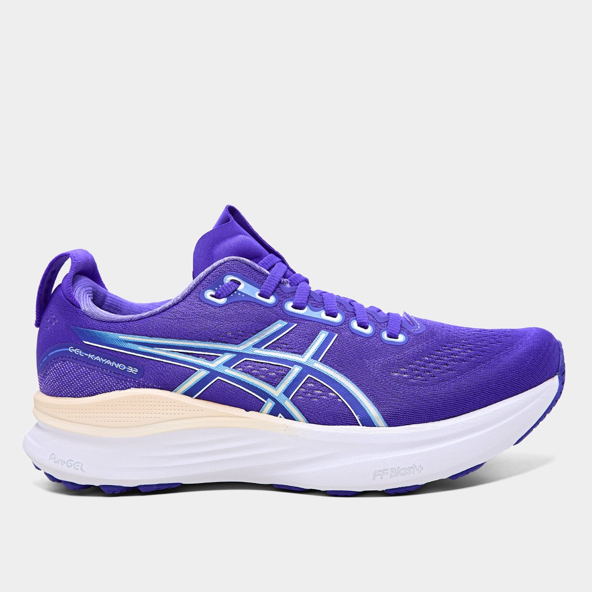 Miniatura Tênis Asics Gel Kayano 32 Feminino Azul+Prata - 34