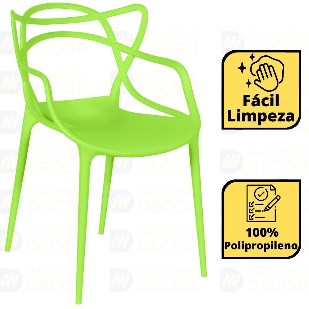 Miniatura Conjunto Mesa De Jantar Redonda Marci Preta 100cm Com 4 Cadeiras Allegra - Verde