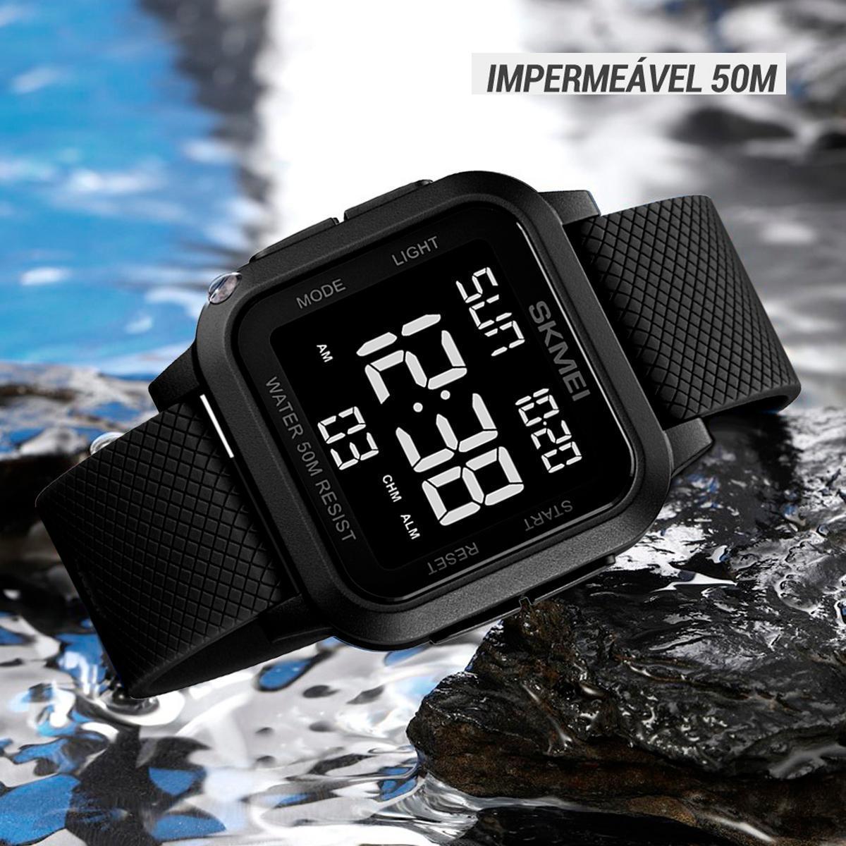 Miniatura Relógio Digital Unissex Skmei 1894 Resistente À Água 5Atm