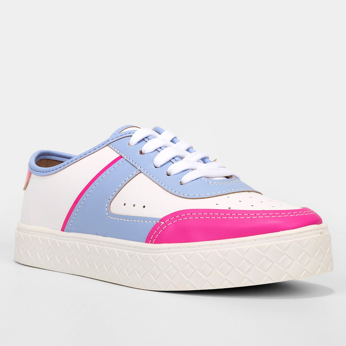 Miniatura Tênis Moleca Com Perfuros Feminino Colorido - 34