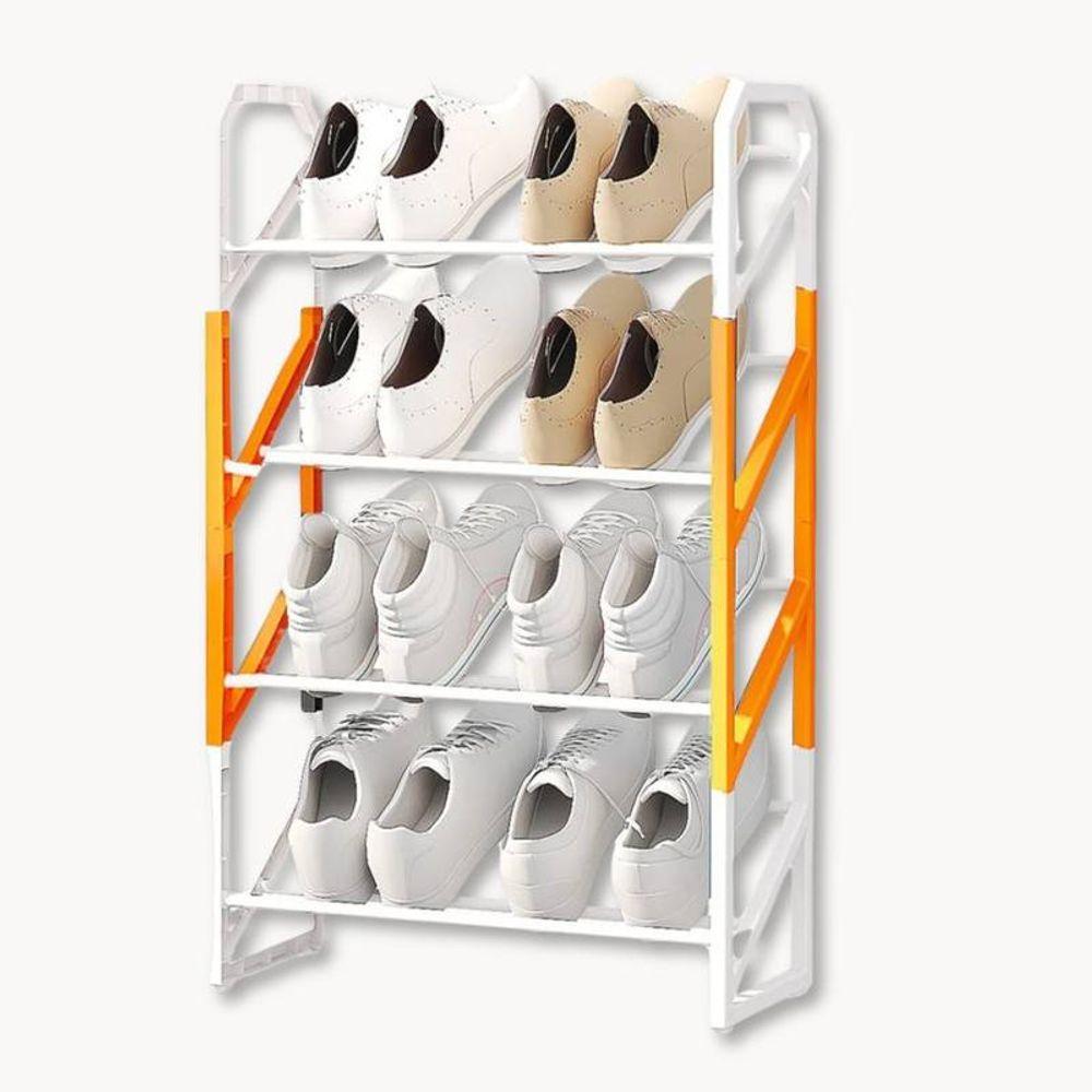 Miniatura Sapateira Com 04 Prateleiras Inclinadas Organizador 08 Pares