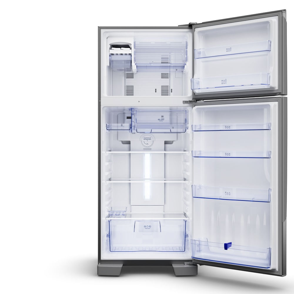 Miniatura Geladeira Panasonic Duplex Frost Free 435L A+++ Aço Escovado - NR-BT56BD4X 110v