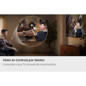 Miniatura Smart TV 65" 4K Samsung Neo QLED QN65QN70FAGXZD 120Hz AI Gaming Hub Processador NQ4 AI Gen2 Preta