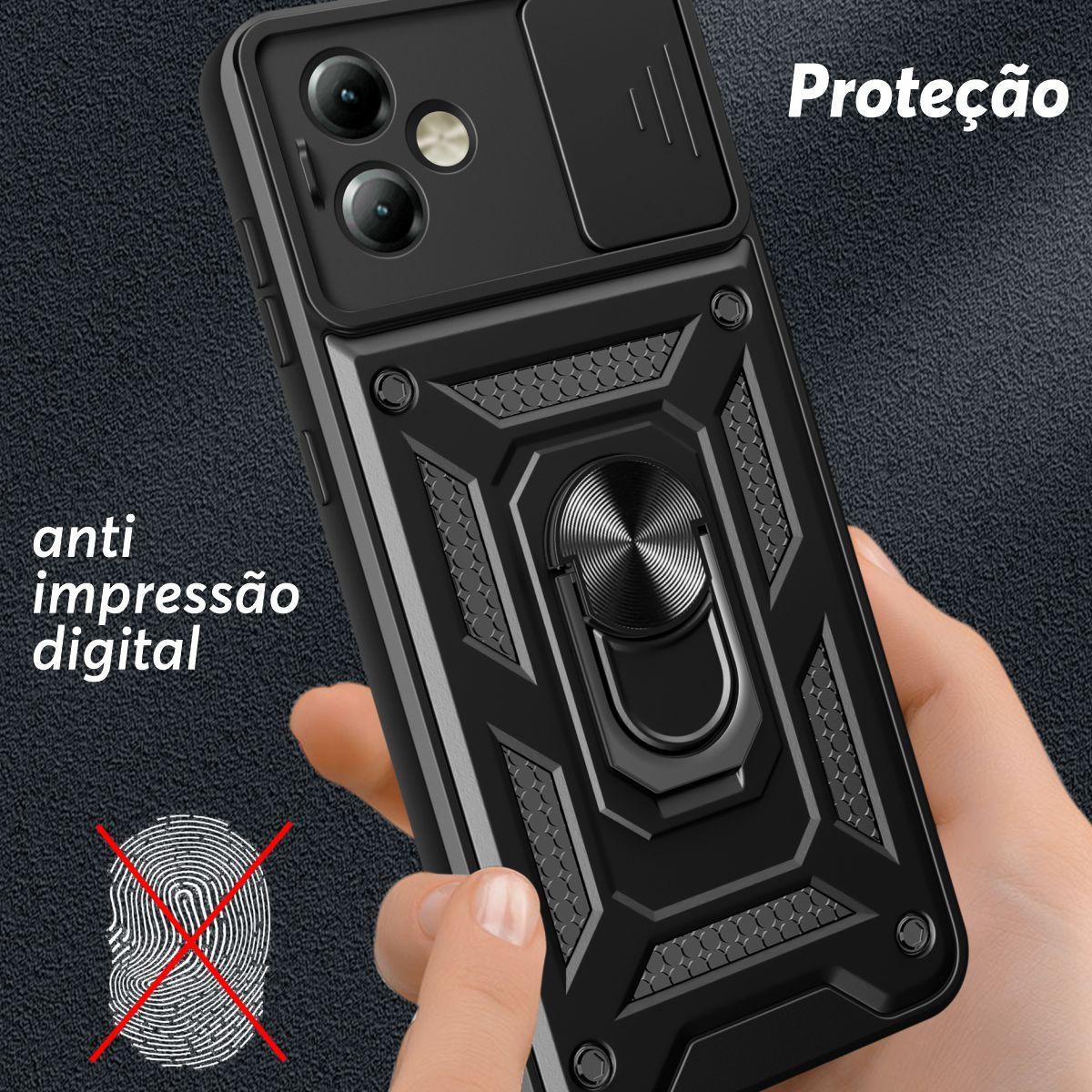 Capa Case para Moto G14 - Resistente Anti Impacto - Preto
