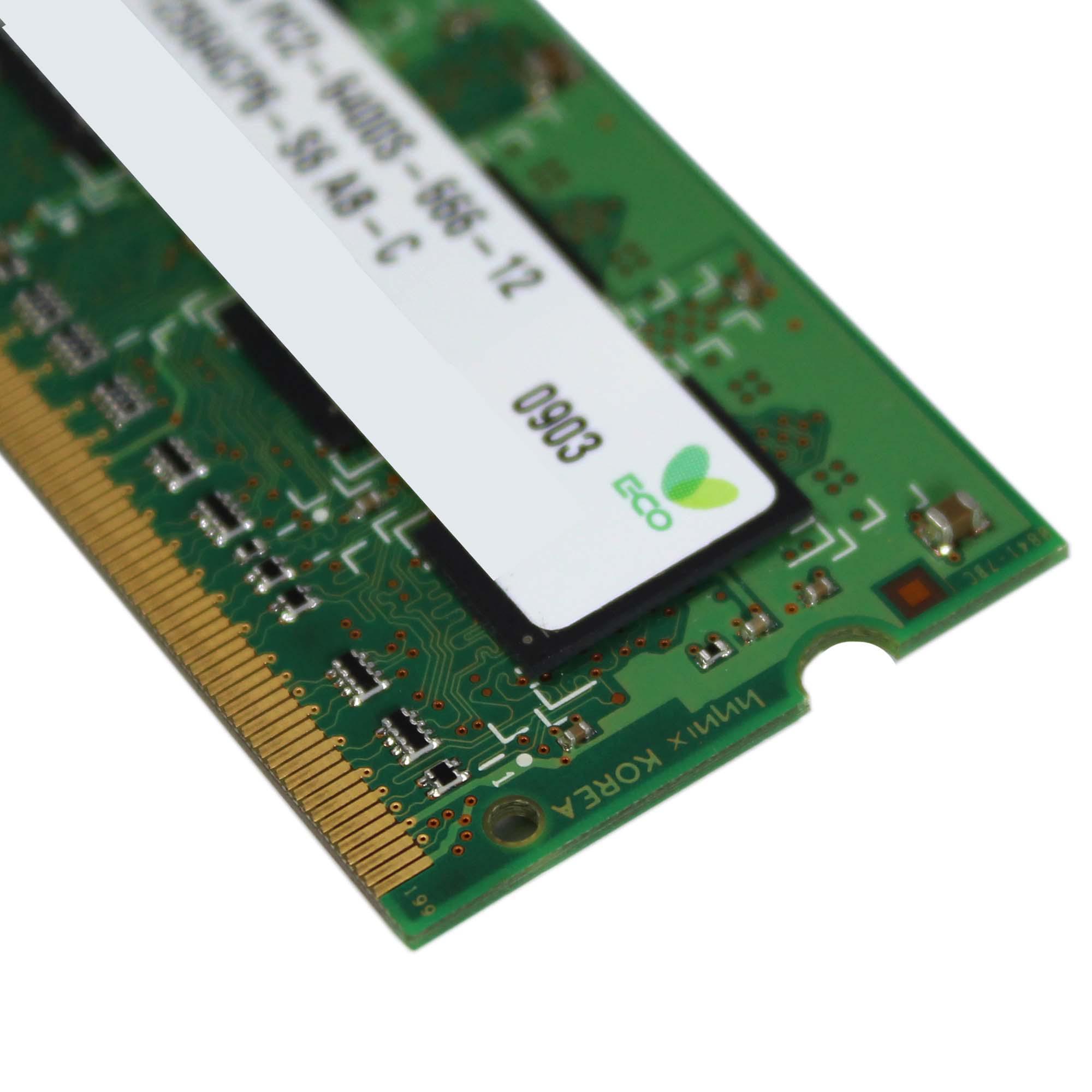 Miniatura Memoria Notebook Ddr2 1Gb 800Mhz Pc2-6400S 1Rx8 (9512)